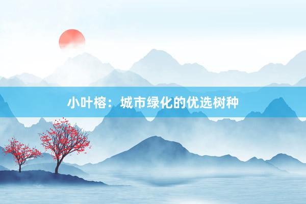 小叶榕：城市绿化的优选树种
